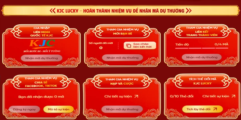 Cách thu thập mã dự thưởng 